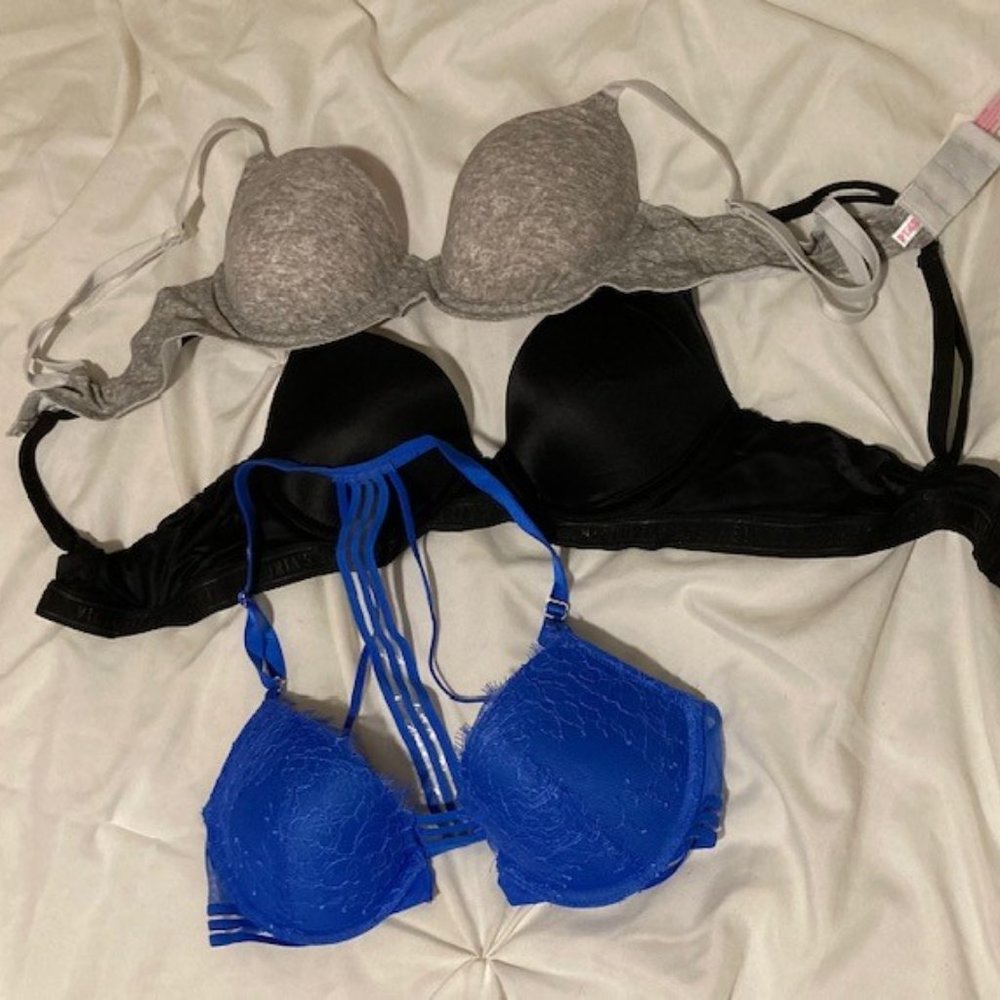 Victoria's Secret Bras 34A, worn once each